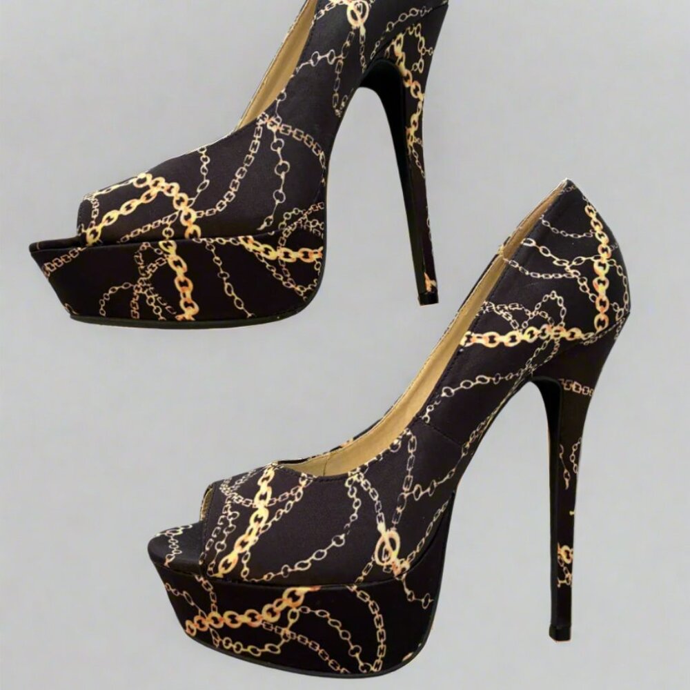 Charlotte Russe Peep Toe Stilettos
